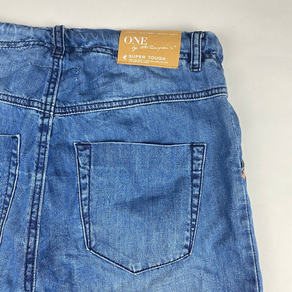 One Teaspoon Jeans Size 25 Super Tough Super Relaxed Tapered Leg Harem Pants - Picture 4 of 16